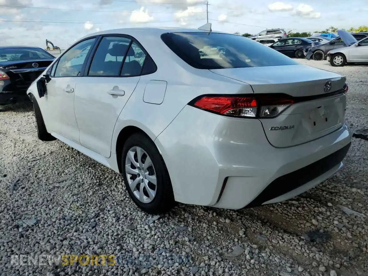 3 Photograph of a damaged car JTDEPMAE2N3017620 TOYOTA COROLLA 2022