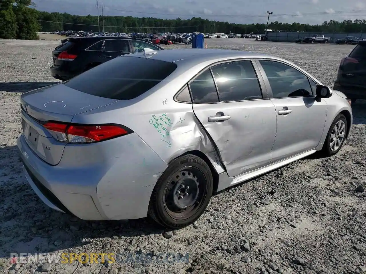 3 Photograph of a damaged car JTDEPMAE2N3019285 TOYOTA COROLLA 2022