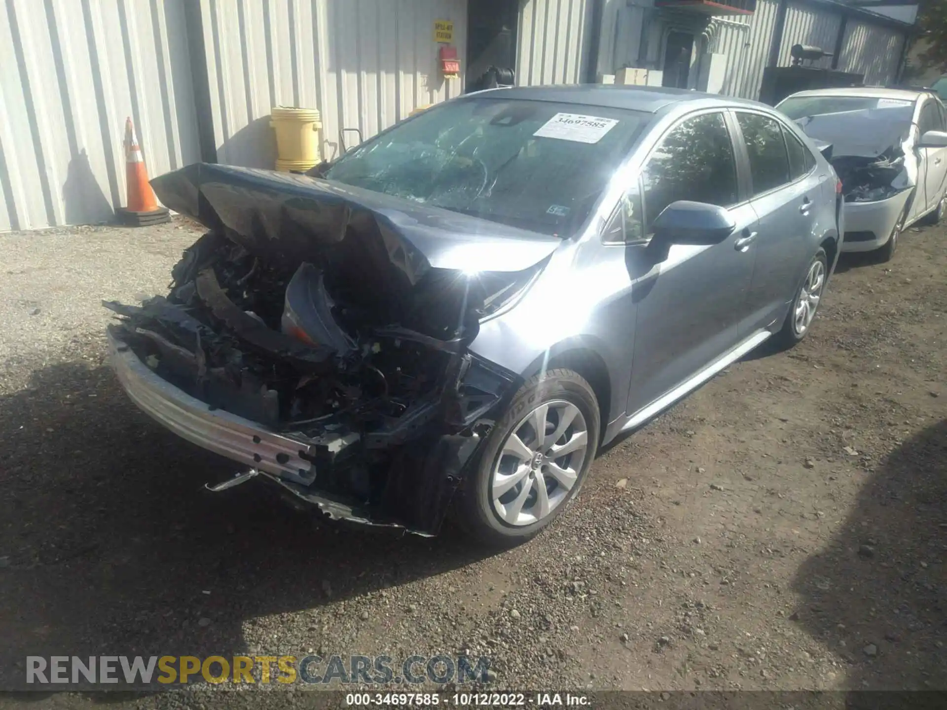2 fotografías del automóvil dañado JTDEPMAE2N3019531 TOYOTA COROLLA 2022
