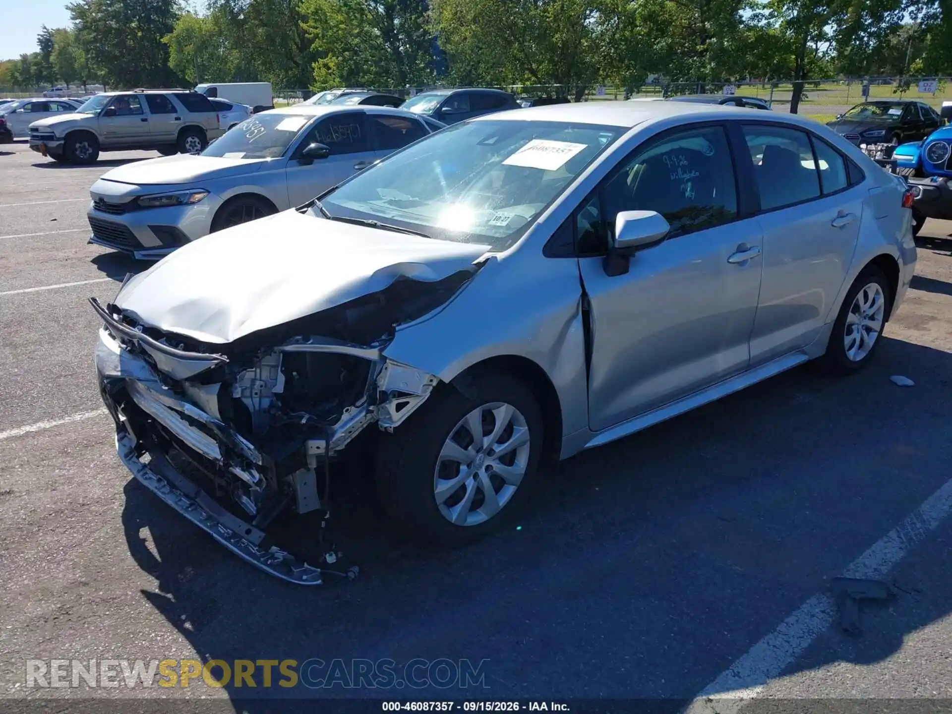 2 Photograph of a damaged car JTDEPMAE2N3032117 TOYOTA COROLLA 2022