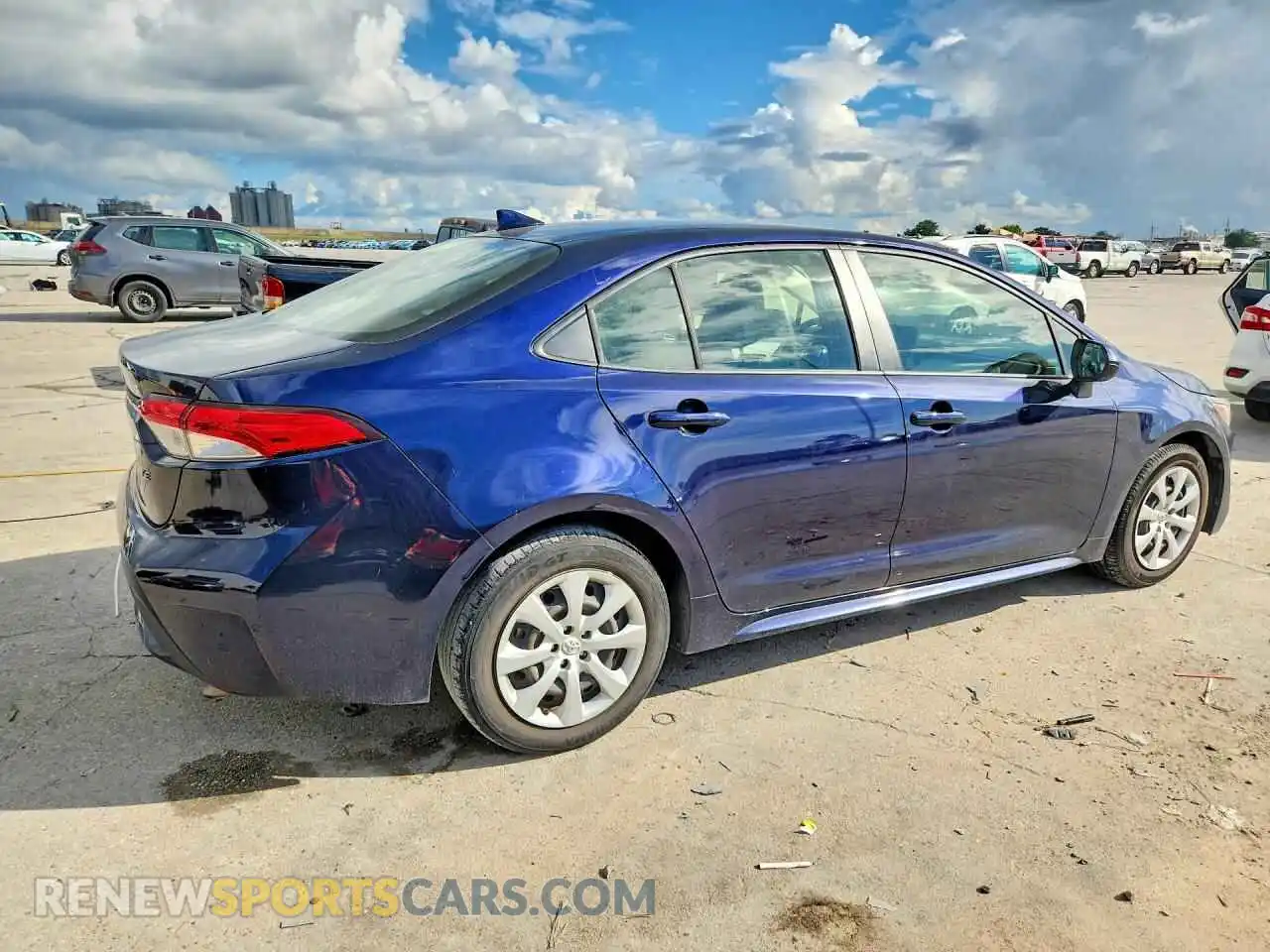 3 Фотография поврежденного автомобиля JTDEPMAE2NJ190842 TOYOTA COROLLA 2022