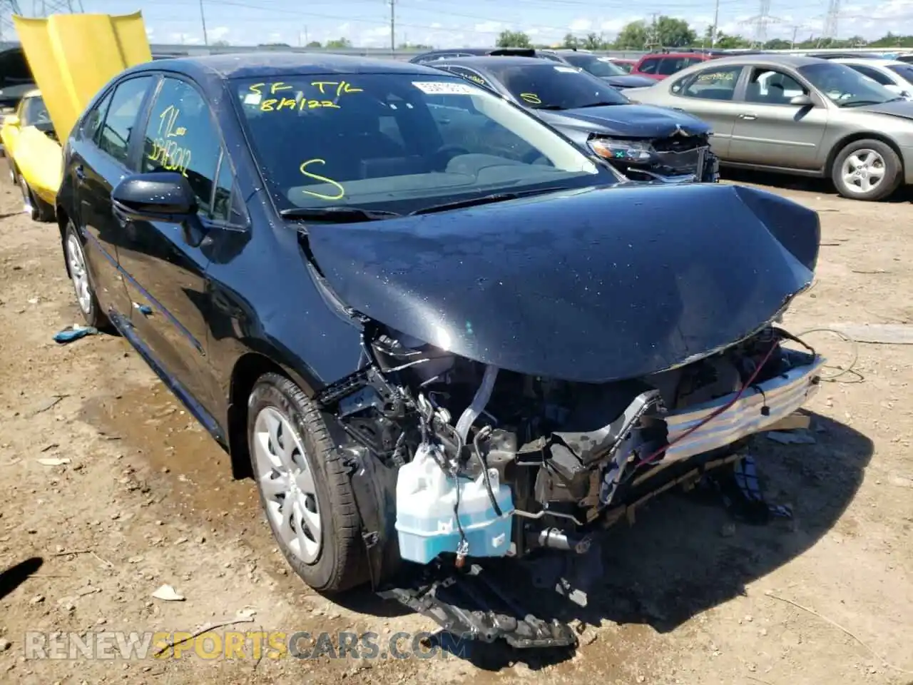 1 Photograph of a damaged car JTDEPMAE2NJ193725 TOYOTA COROLLA 2022