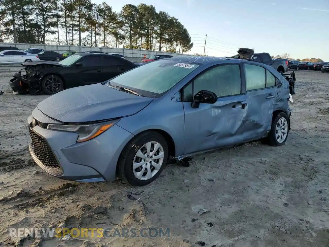1 Photograph of a damaged car JTDEPMAE2NJ194874 TOYOTA COROLLA 2022