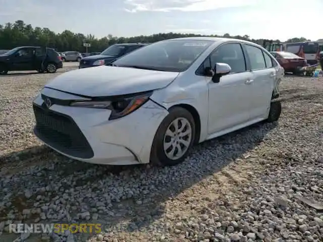 2 Photograph of a damaged car JTDEPMAE2NJ195989 TOYOTA COROLLA 2022