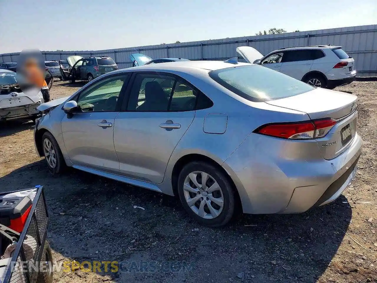 2 Photograph of a damaged car JTDEPMAE2NJ199797 TOYOTA COROLLA 2022