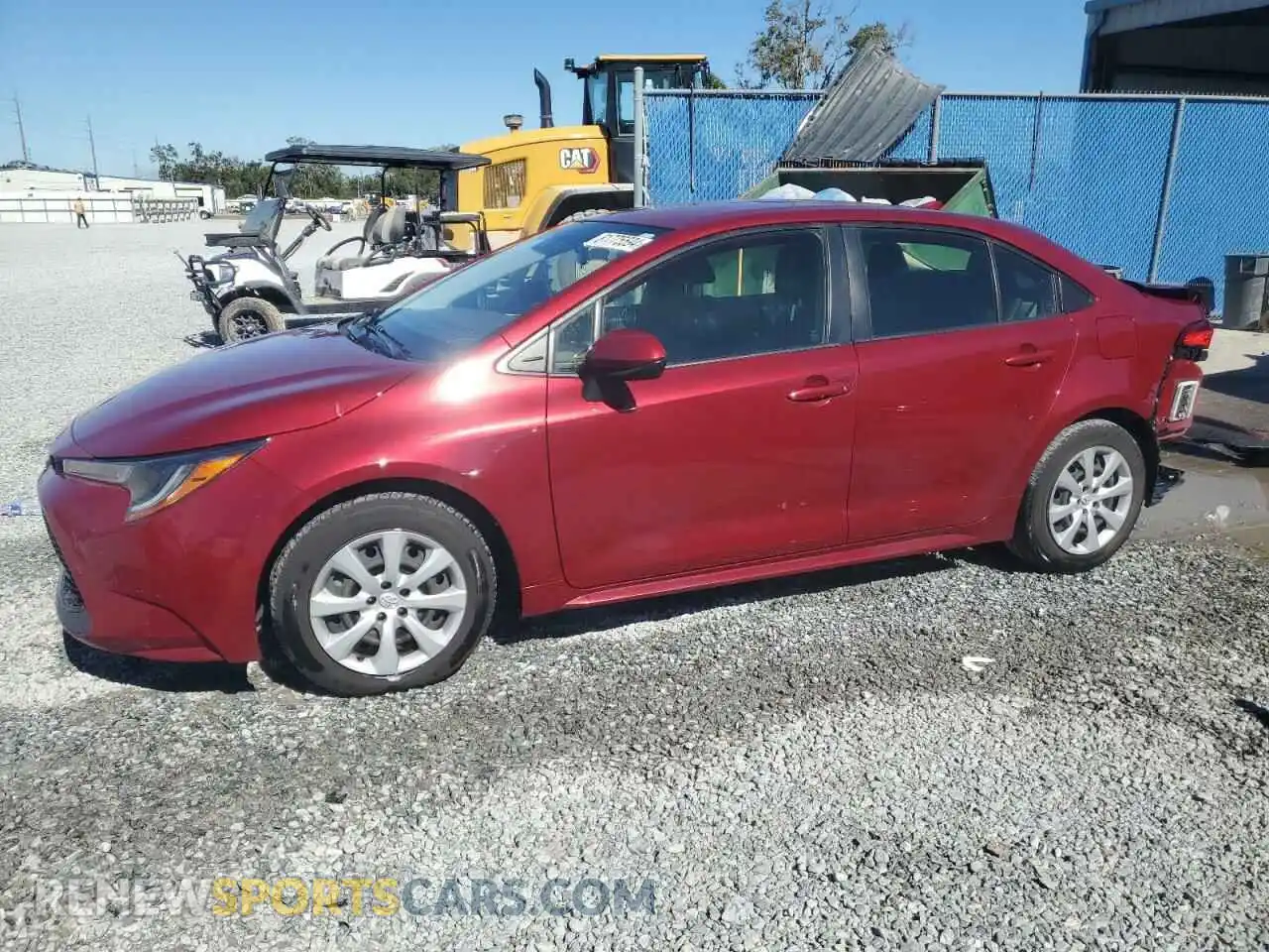 1 Photograph of a damaged car JTDEPMAE2NJ201208 TOYOTA COROLLA 2022