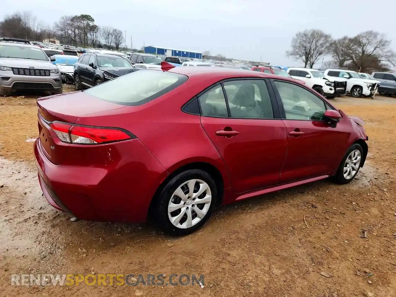 3 fotografías del automóvil dañado JTDEPMAE2NJ208269 TOYOTA COROLLA 2022