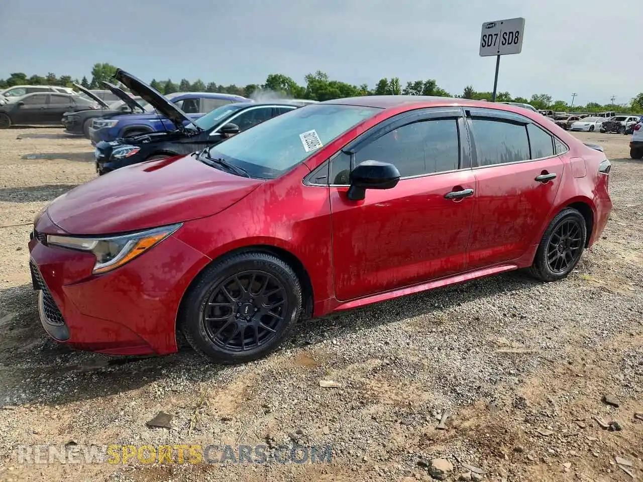 1 Photograph of a damaged car JTDEPMAE2NJ210894 TOYOTA COROLLA 2022