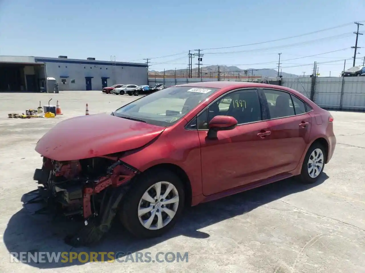2 Photograph of a damaged car JTDEPMAE2NJ214850 TOYOTA COROLLA 2022