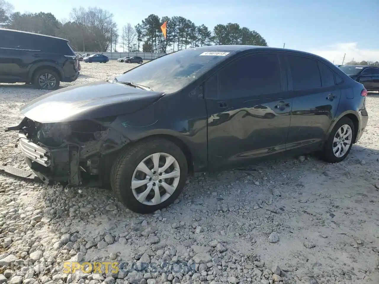 1 Photograph of a damaged car JTDEPMAE2NJ215464 TOYOTA COROLLA 2022
