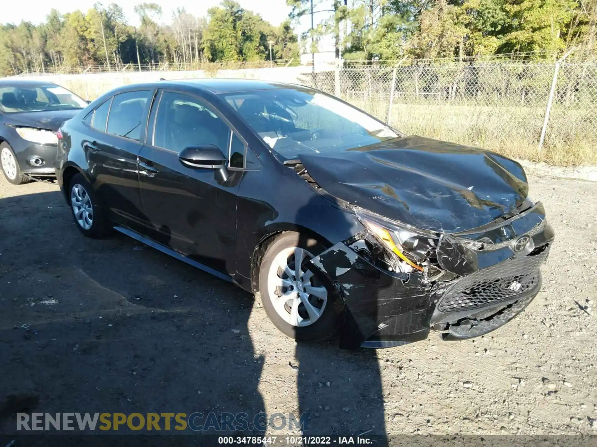 1 Photograph of a damaged car JTDEPMAE2NJ215917 TOYOTA COROLLA 2022