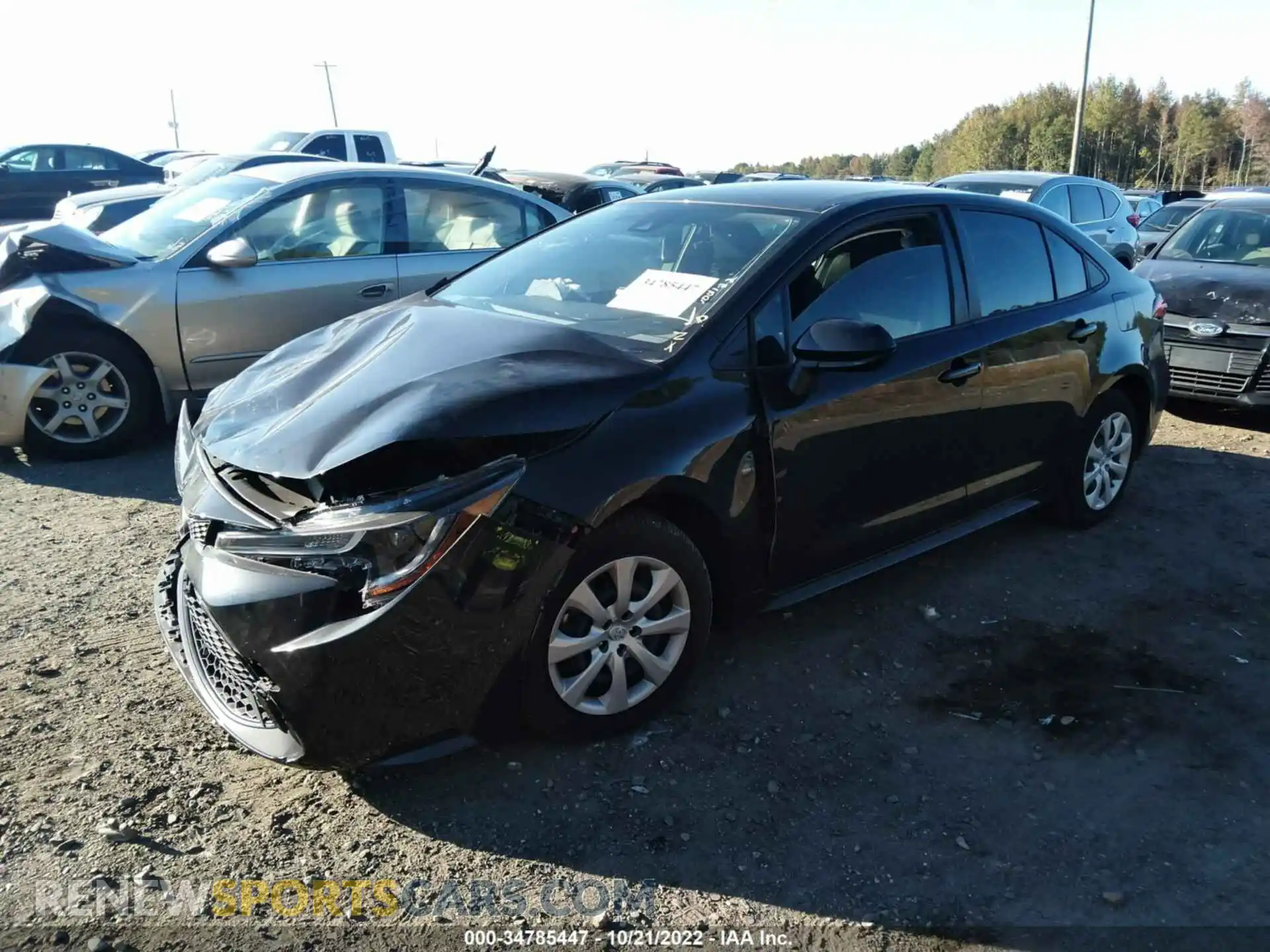 2 Photograph of a damaged car JTDEPMAE2NJ215917 TOYOTA COROLLA 2022