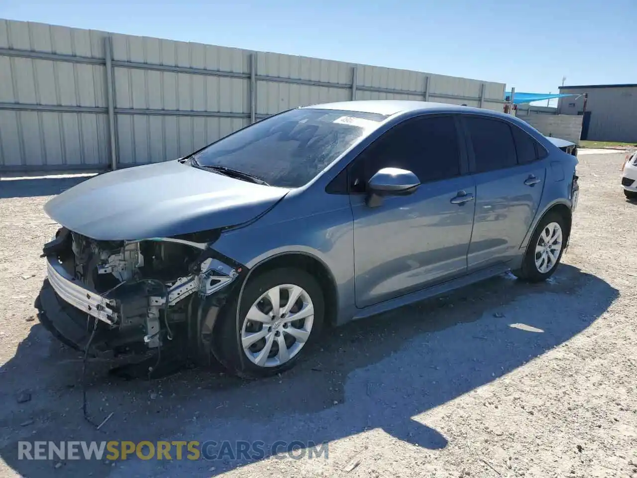 1 Photograph of a damaged car JTDEPMAE2NJ219059 TOYOTA COROLLA 2022