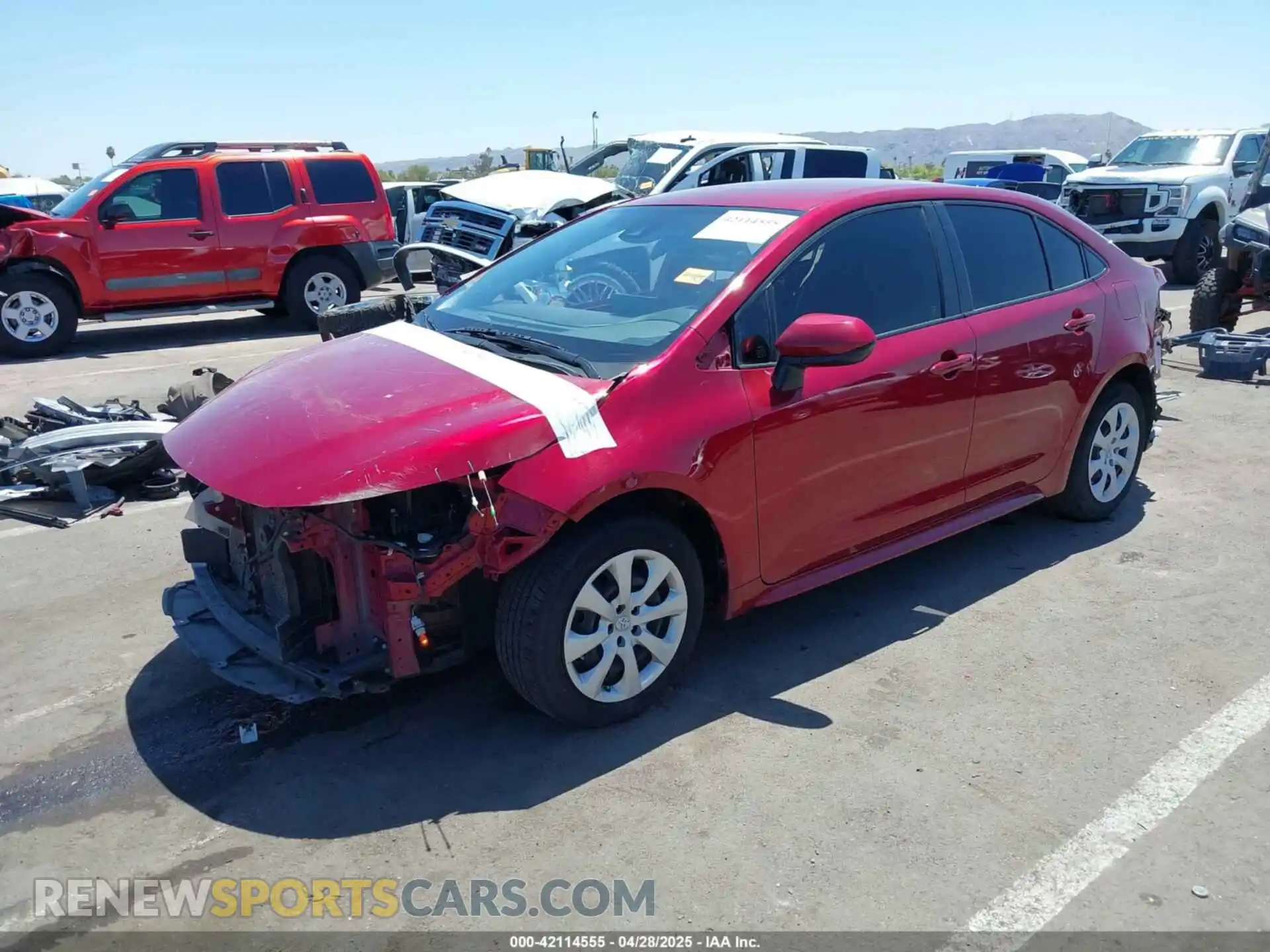 2 Photograph of a damaged car JTDEPMAE2NJ227291 TOYOTA COROLLA 2022