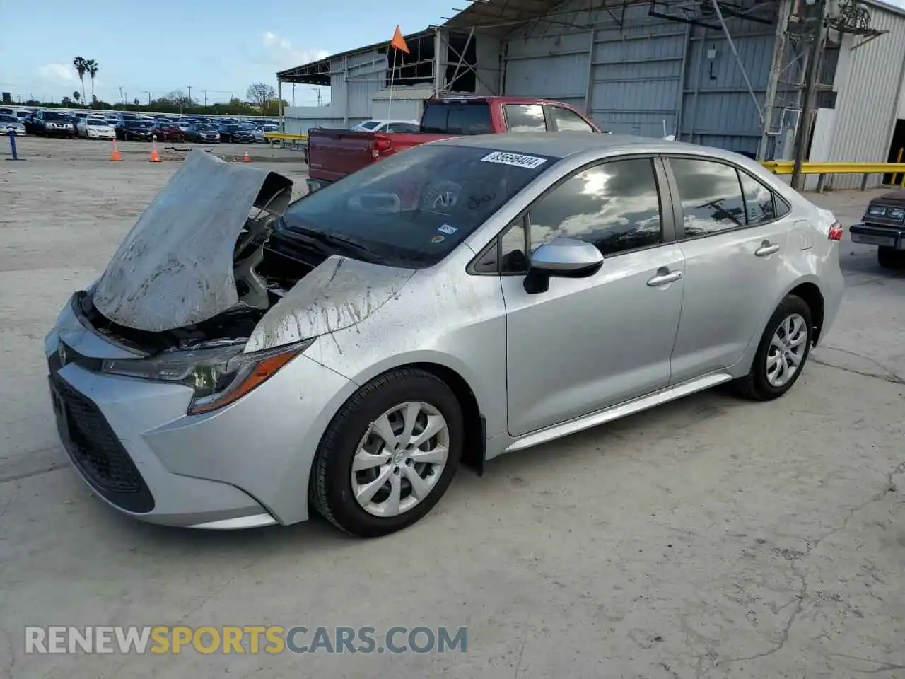 1 fotografías del automóvil dañado JTDEPMAE2NJ229252 TOYOTA COROLLA 2022