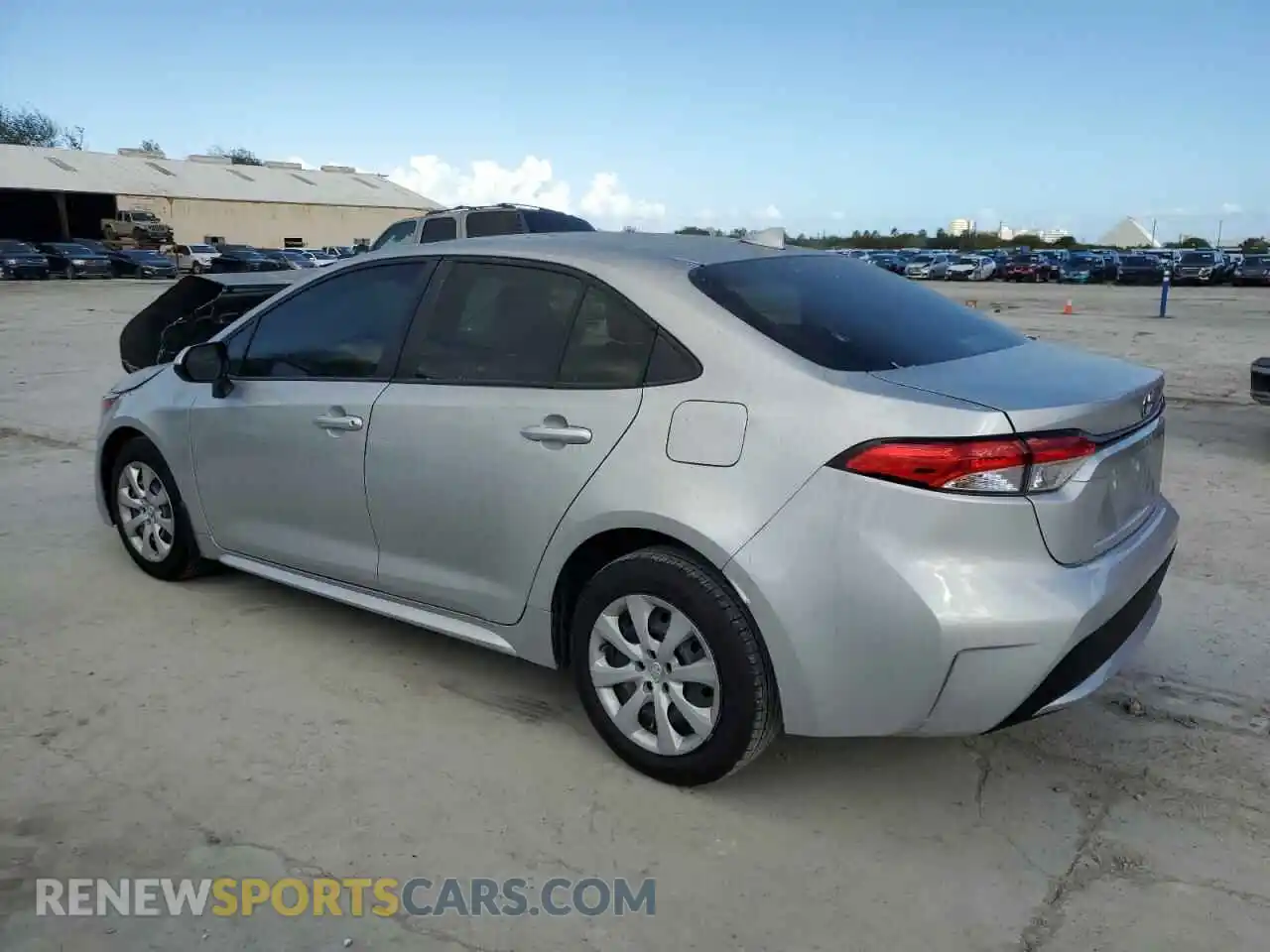 2 fotografías del automóvil dañado JTDEPMAE2NJ229252 TOYOTA COROLLA 2022