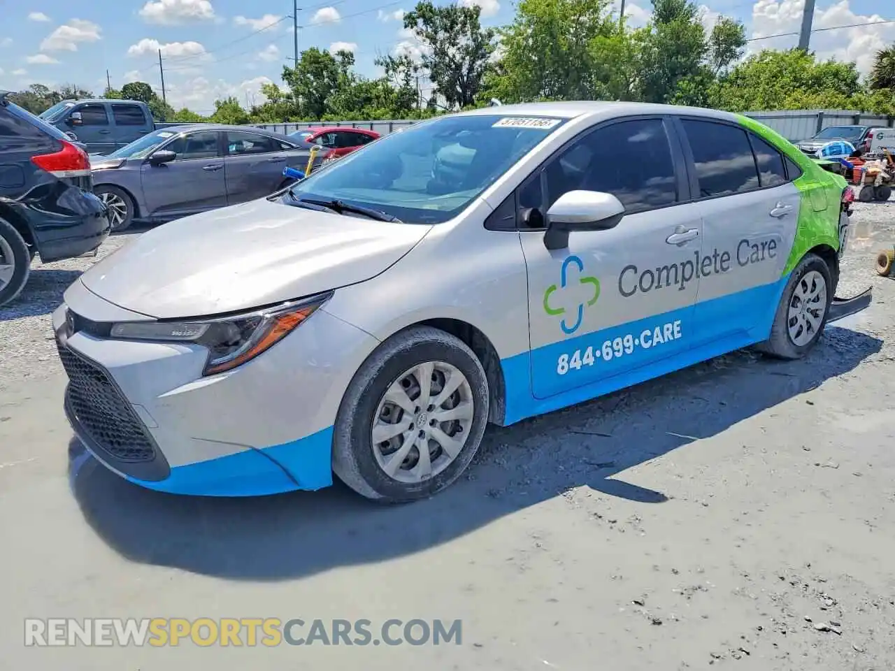 1 Photograph of a damaged car JTDEPMAE2NJ229672 TOYOTA COROLLA 2022