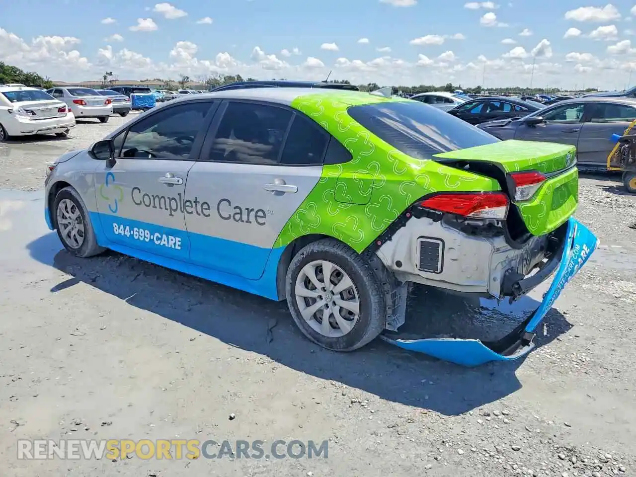 2 Photograph of a damaged car JTDEPMAE2NJ229672 TOYOTA COROLLA 2022