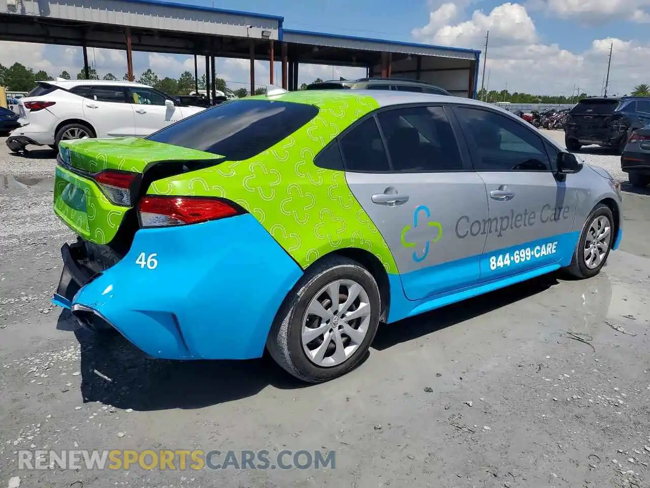3 Photograph of a damaged car JTDEPMAE2NJ229672 TOYOTA COROLLA 2022