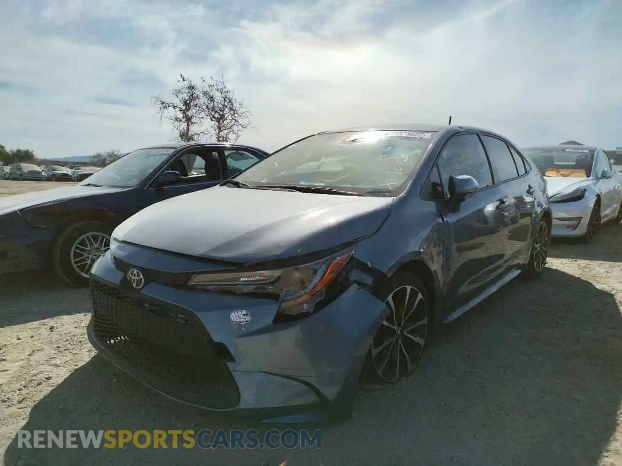 2 fotografías del automóvil dañado JTDEPMAE3N3004780 TOYOTA COROLLA 2022
