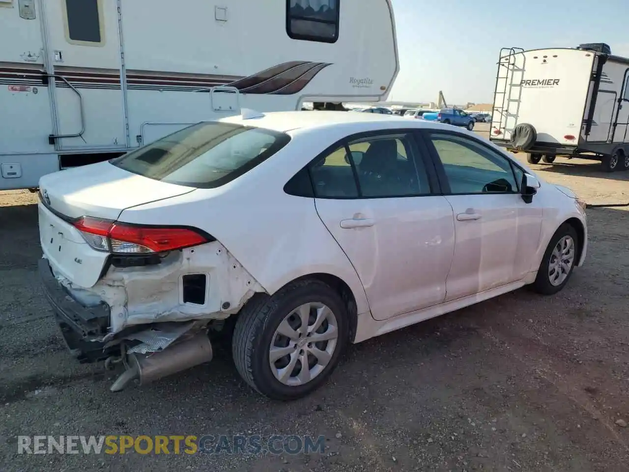 3 Photograph of a damaged car JTDEPMAE3N3015679 TOYOTA COROLLA 2022
