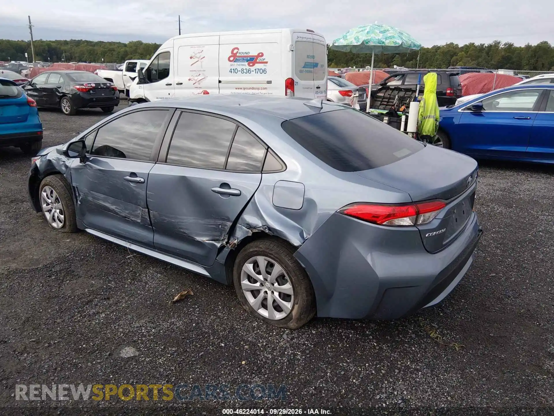 3 fotografías del automóvil dañado JTDEPMAE3N3018419 TOYOTA COROLLA 2022