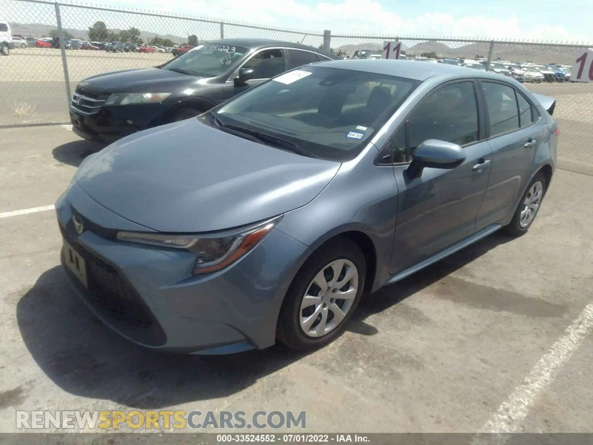 2 Photograph of a damaged car JTDEPMAE3N3019716 TOYOTA COROLLA 2022