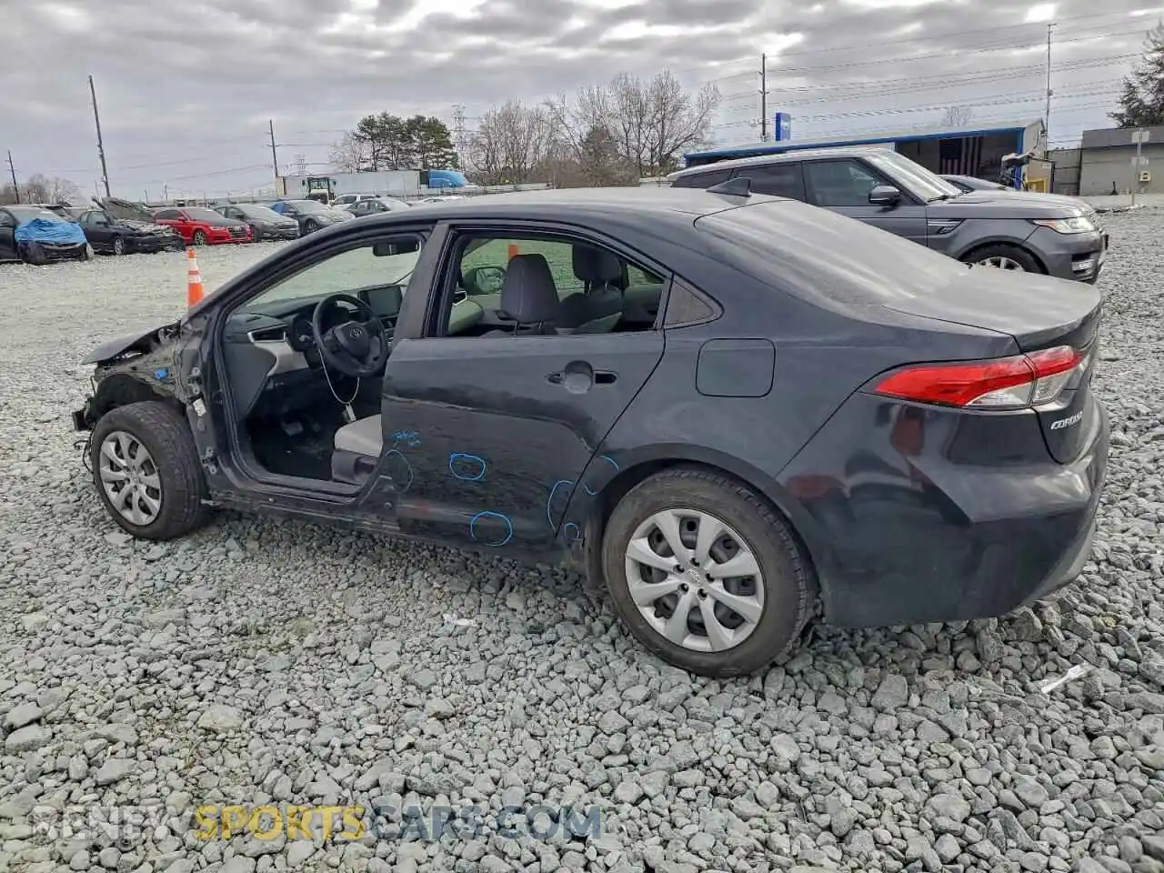 2 Фотография поврежденного автомобиля JTDEPMAE3NJ194625 TOYOTA COROLLA 2022