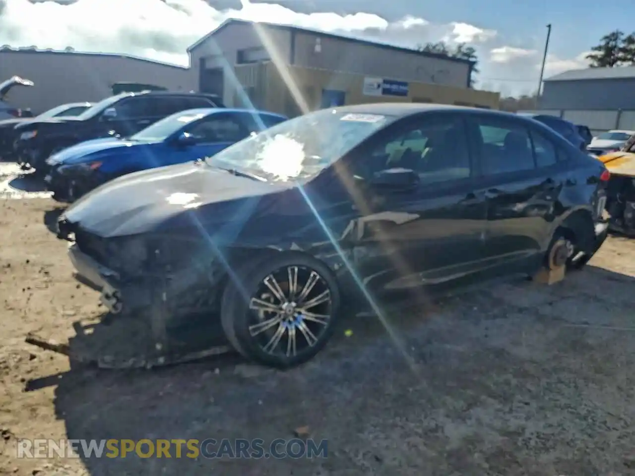 1 Photograph of a damaged car JTDEPMAE3NJ196309 TOYOTA COROLLA 2022