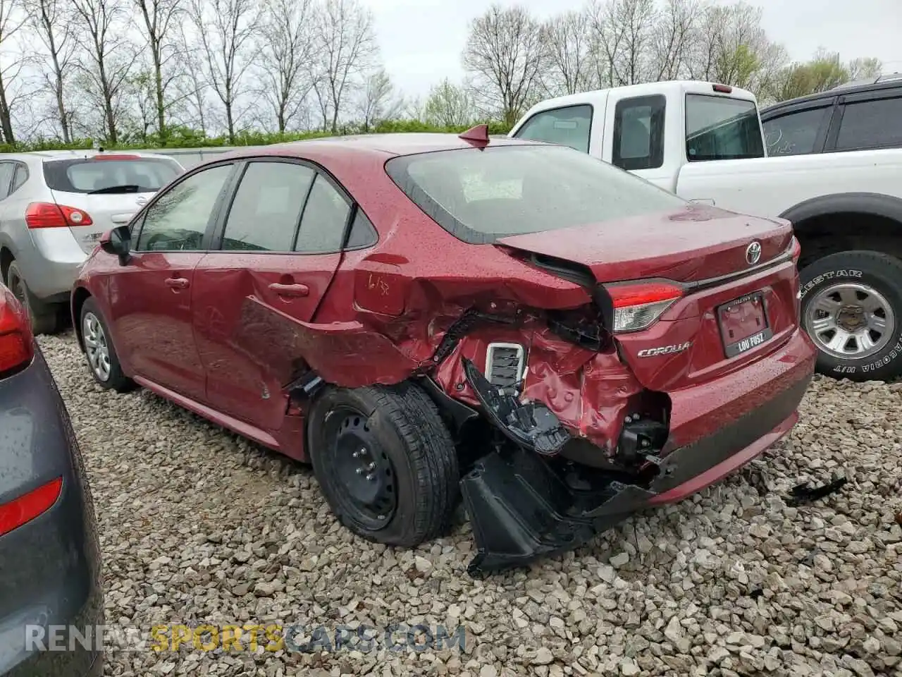 2 Photograph of a damaged car JTDEPMAE3NJ197220 TOYOTA COROLLA 2022