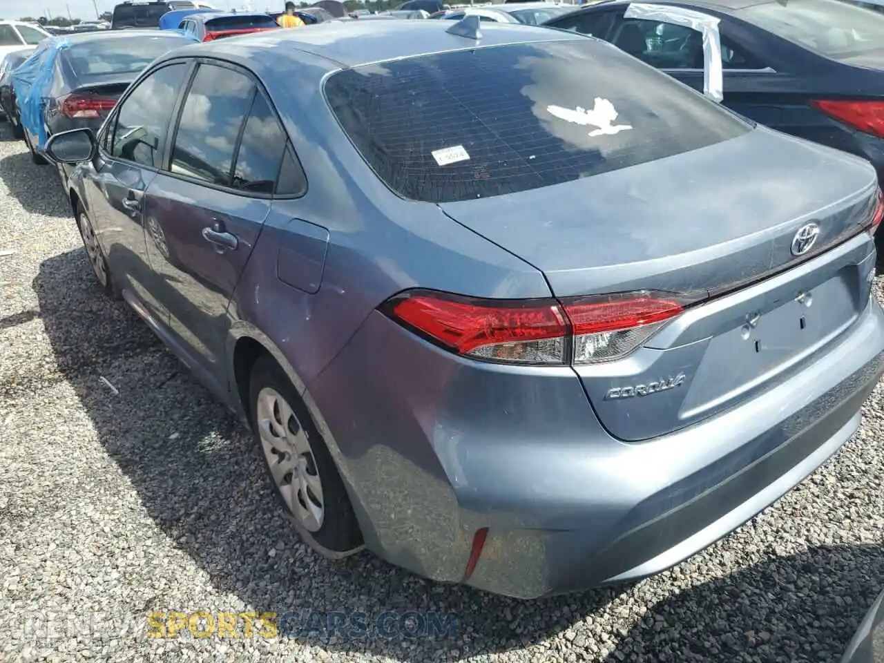 2 Photograph of a damaged car JTDEPMAE3NJ200861 TOYOTA COROLLA 2022