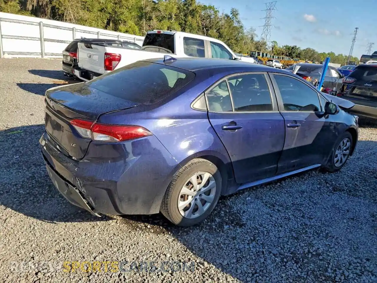 3 Photograph of a damaged car JTDEPMAE3NJ202691 TOYOTA COROLLA 2022