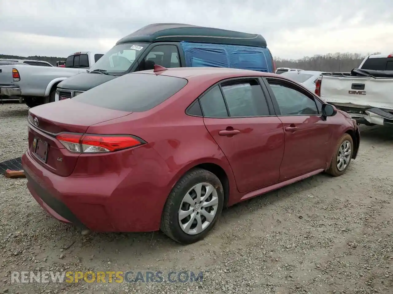 3 Photograph of a damaged car JTDEPMAE3NJ203887 TOYOTA COROLLA 2022
