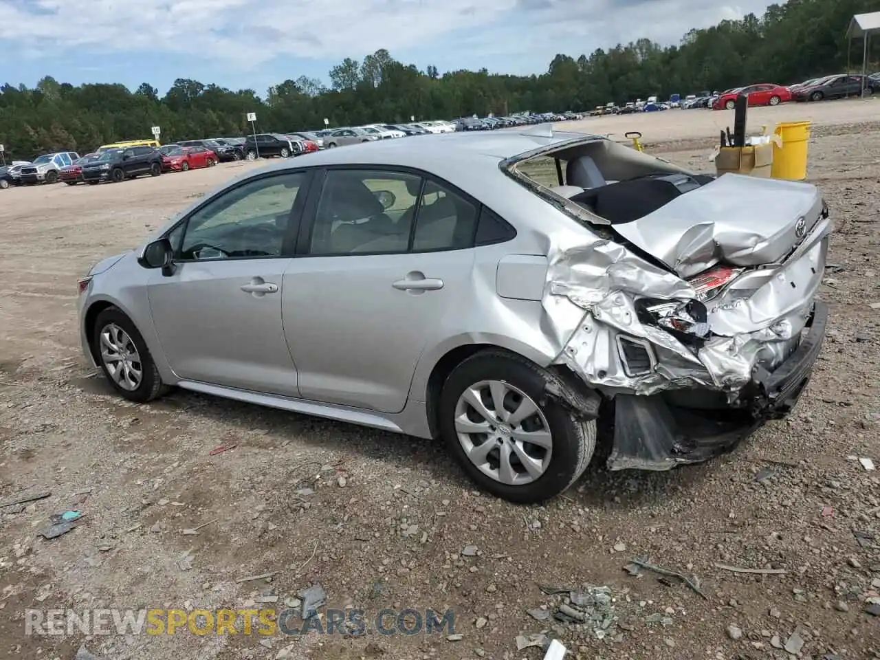 2 Фотография поврежденного автомобиля JTDEPMAE3NJ204800 TOYOTA COROLLA 2022
