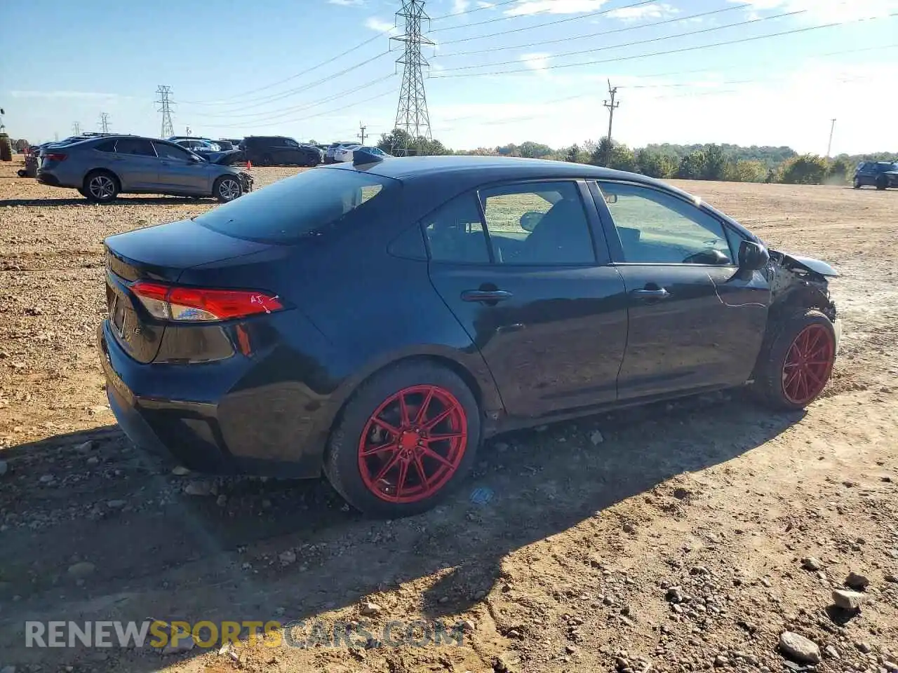 3 Photograph of a damaged car JTDEPMAE3NJ209561 TOYOTA COROLLA 2022