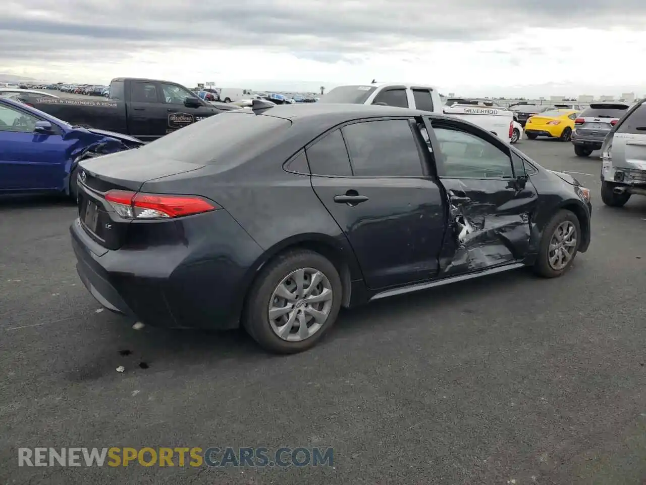 3 Photograph of a damaged car JTDEPMAE3NJ215148 TOYOTA COROLLA 2022
