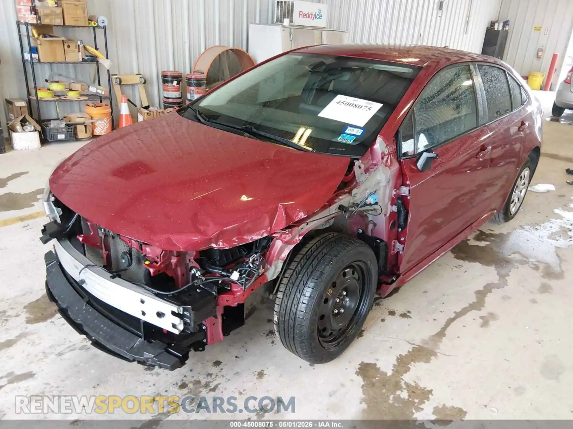 2 Фотография поврежденного автомобиля JTDEPMAE3NJ221693 TOYOTA COROLLA 2022