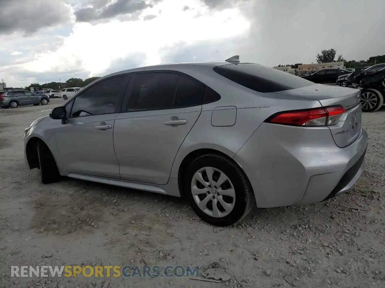 2 Фотография поврежденного автомобиля JTDEPMAE3NJ222682 TOYOTA COROLLA 2022