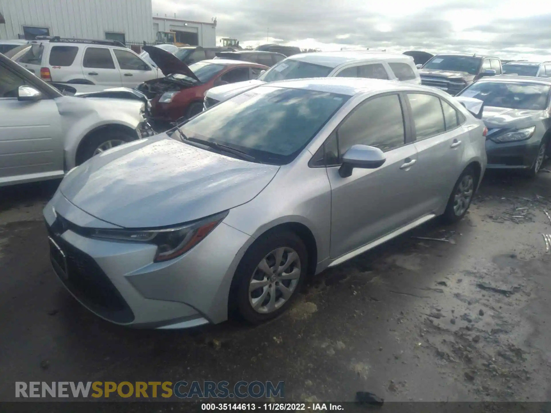2 Photograph of a damaged car JTDEPMAE4N3000592 TOYOTA COROLLA 2022