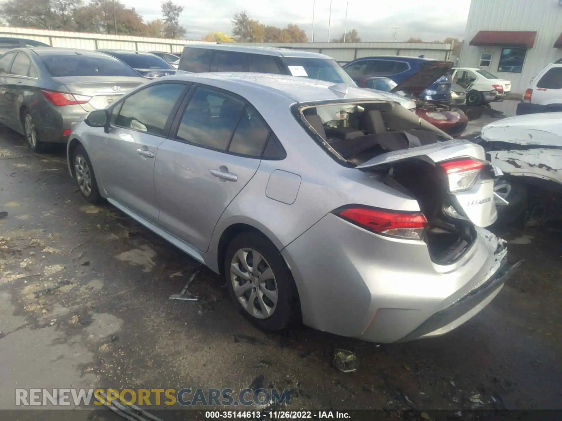 3 Photograph of a damaged car JTDEPMAE4N3000592 TOYOTA COROLLA 2022