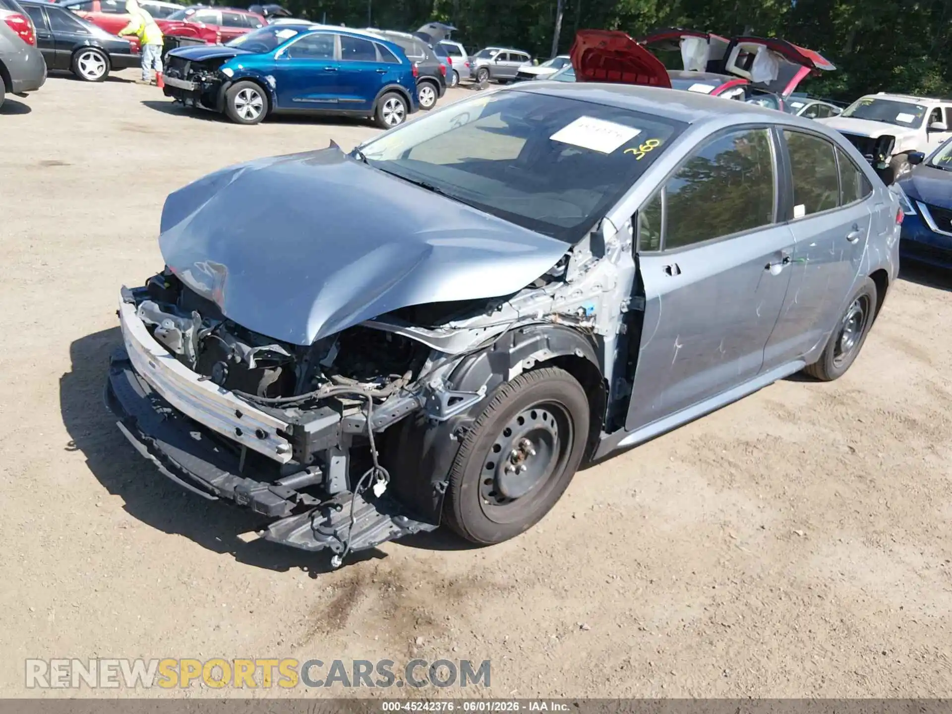 2 Photograph of a damaged car JTDEPMAE4N3016789 TOYOTA COROLLA 2022