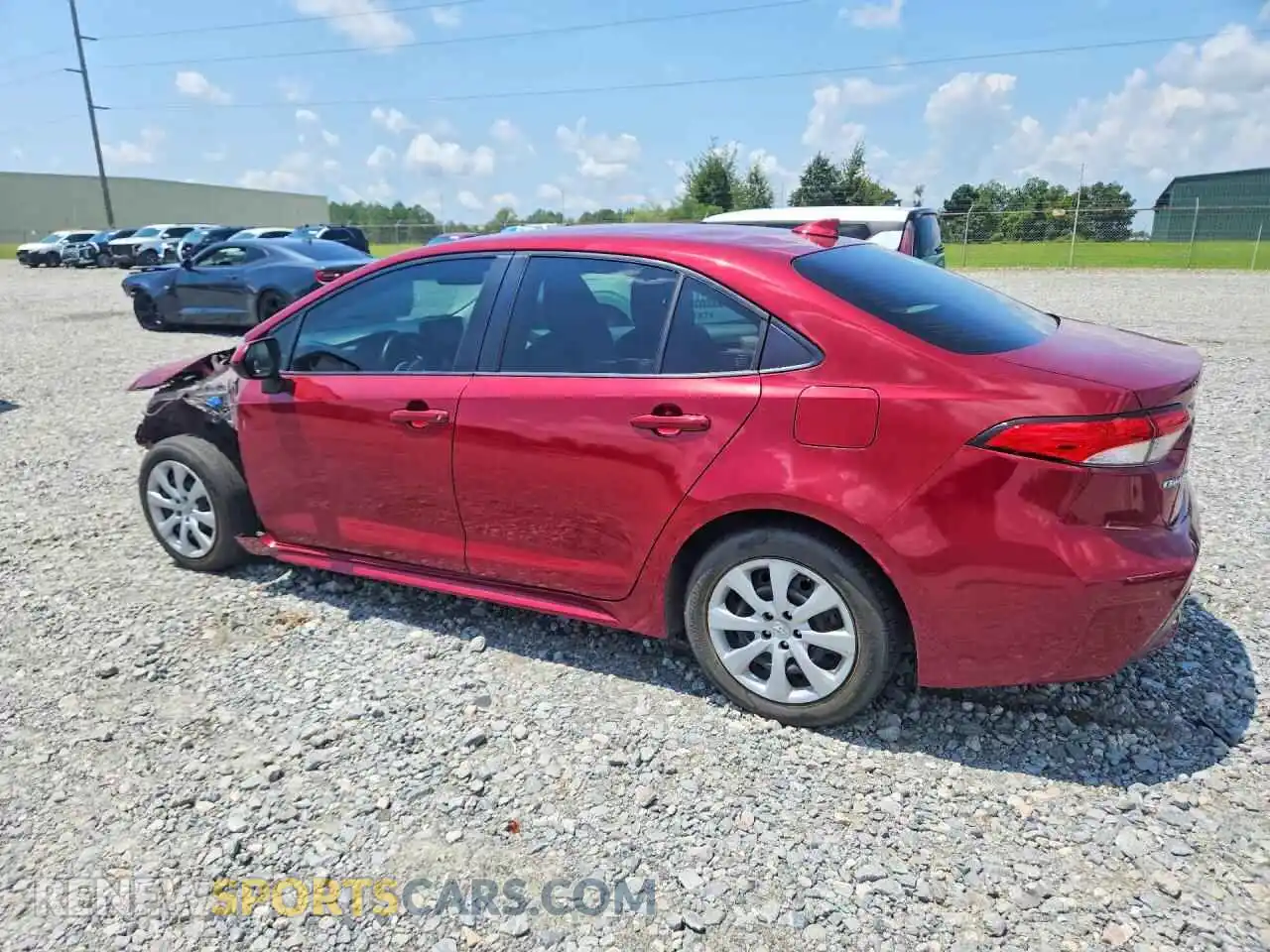 2 Photograph of a damaged car JTDEPMAE4NJ190258 TOYOTA COROLLA 2022