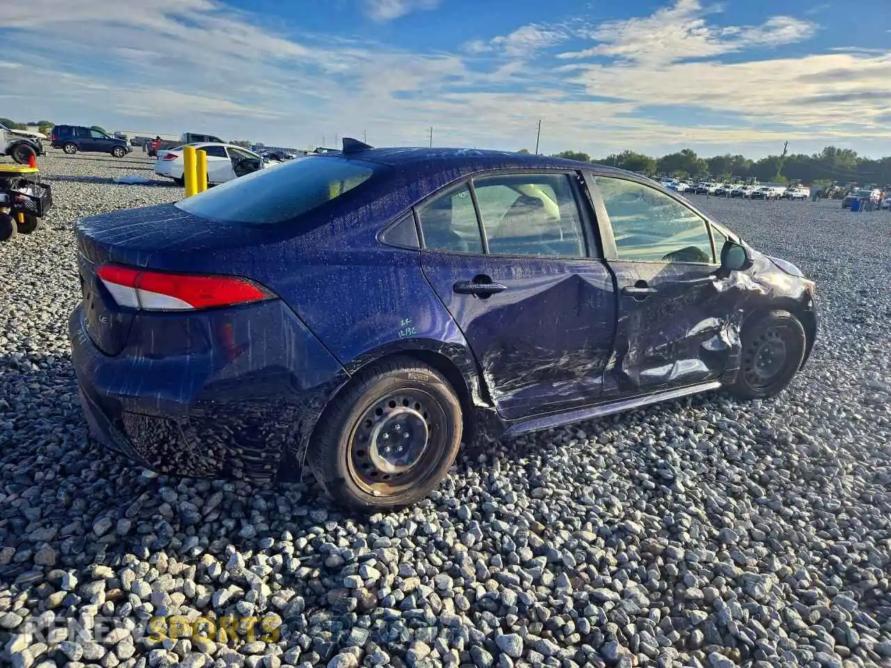 3 fotografías del automóvil dañado JTDEPMAE4NJ192432 TOYOTA COROLLA 2022