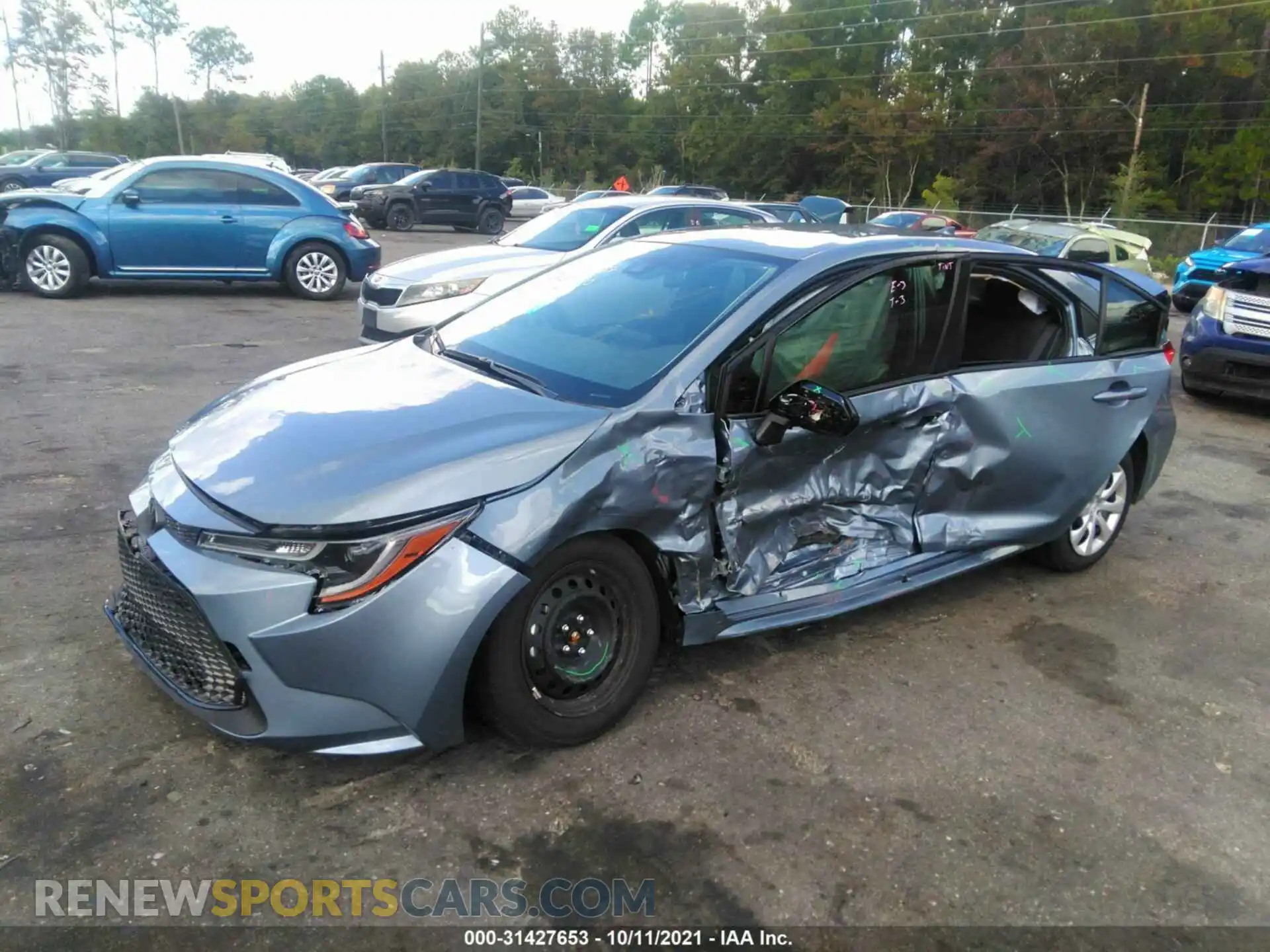 2 Photograph of a damaged car JTDEPMAE4NJ202828 TOYOTA COROLLA 2022