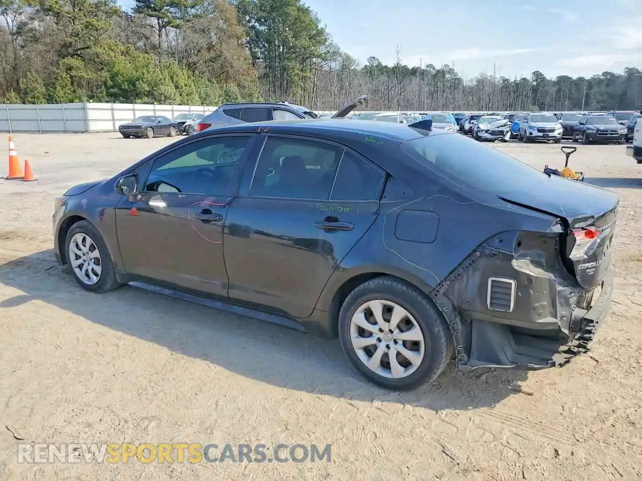 2 Photograph of a damaged car JTDEPMAE4NJ211299 TOYOTA COROLLA 2022