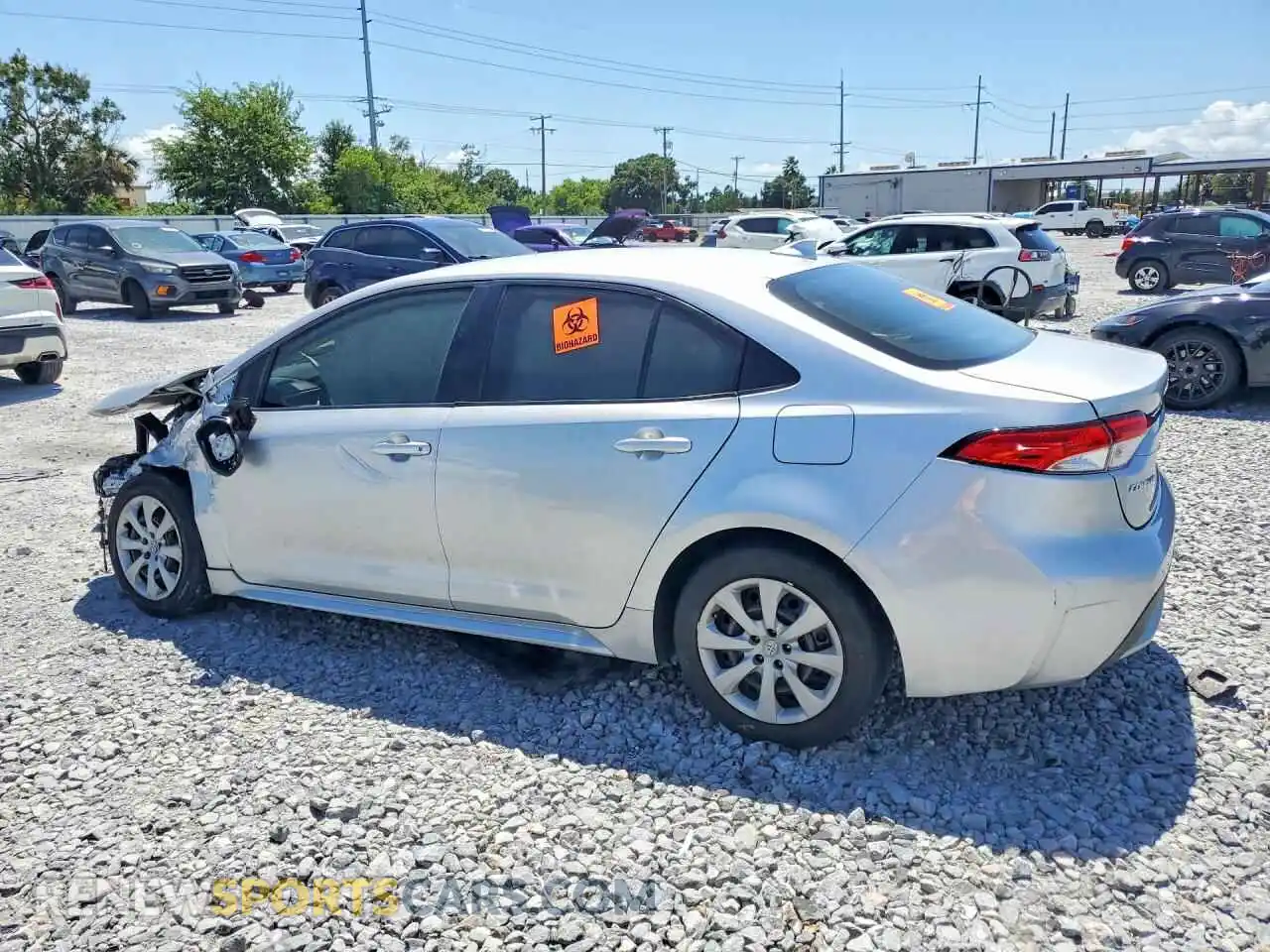 2 Photograph of a damaged car JTDEPMAE4NJ214865 TOYOTA COROLLA 2022