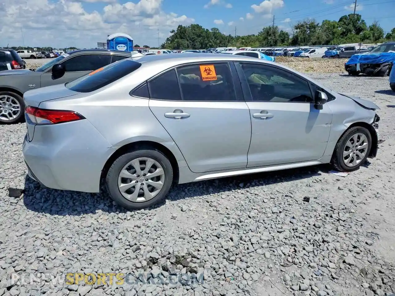 3 Photograph of a damaged car JTDEPMAE4NJ214865 TOYOTA COROLLA 2022