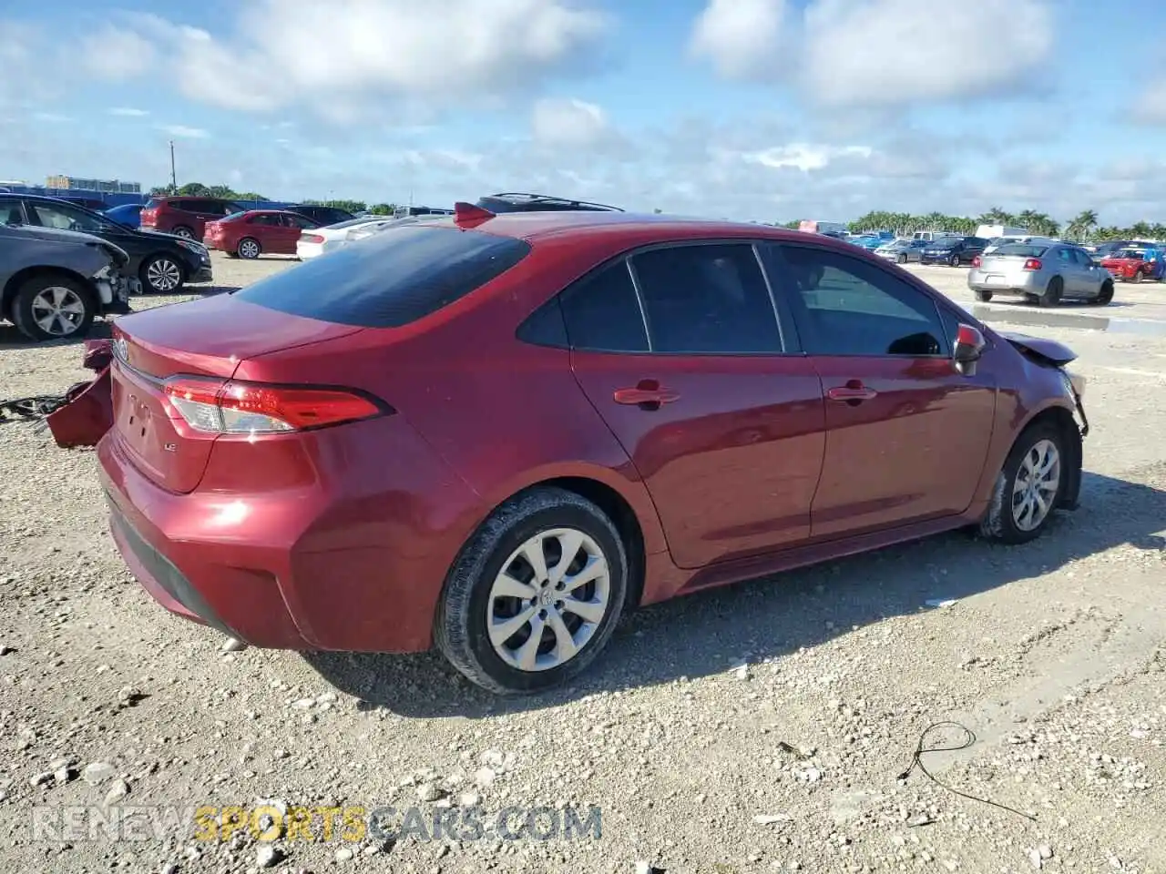 3 Photograph of a damaged car JTDEPMAE4NJ217362 TOYOTA COROLLA 2022