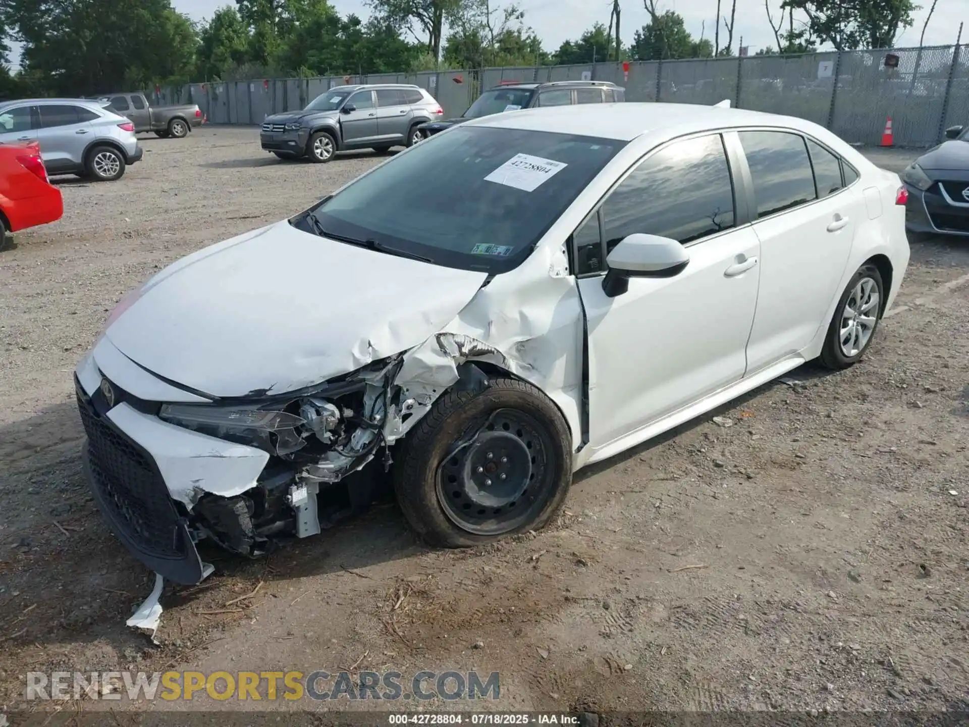 2 fotografías del automóvil dañado JTDEPMAE5N3017465 TOYOTA COROLLA 2022