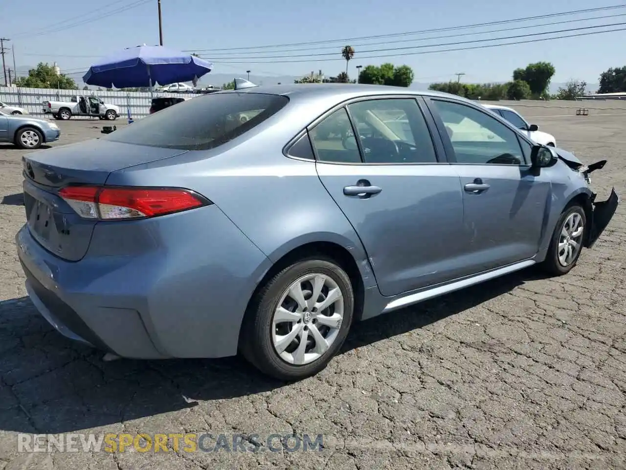 3 Photograph of a damaged car JTDEPMAE5N3033455 TOYOTA COROLLA 2022